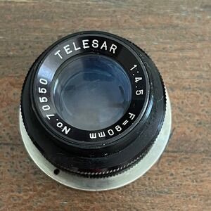 Vintage Telesar Lens 1:4.5  F=90mm Made in Japan